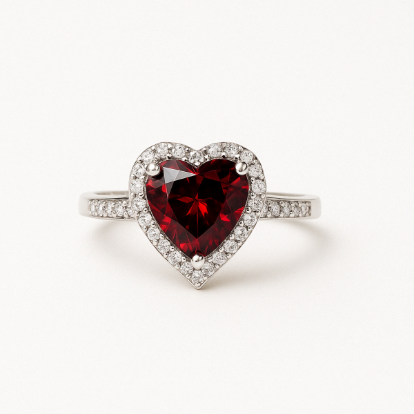  Crimson Heart Ring